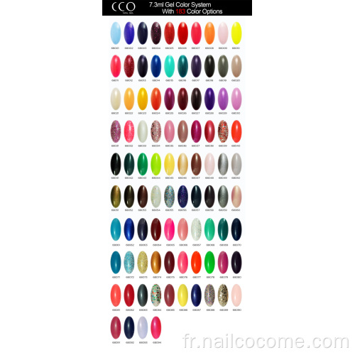 Couleurs gel OEM gel ongle de haute qualité longue durée de gel de ongles en gros dur pour la beauté des ongles